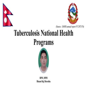 Tuberculosis National Health Program  in Nepal 