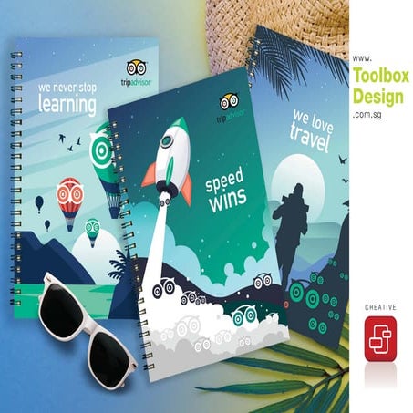 TOOLBOX DESIGN • TRIP ADVISOR • NOTEBOOK