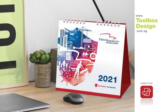 TOOLBOX DESIGN • AVA INSURANCE AGENCY • DESKTOP CALENDAR | PPT