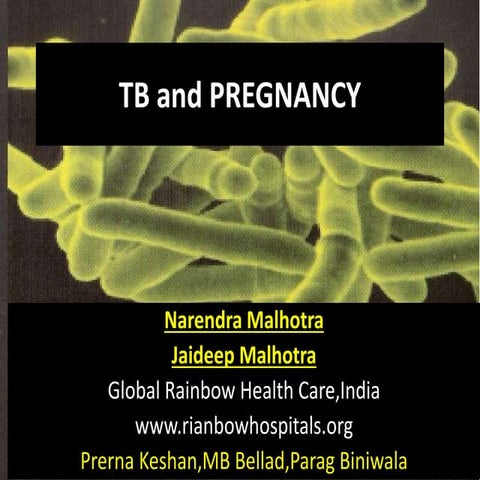 Tb and pregnancy