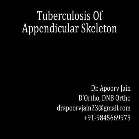 Tb appendicular skeleton