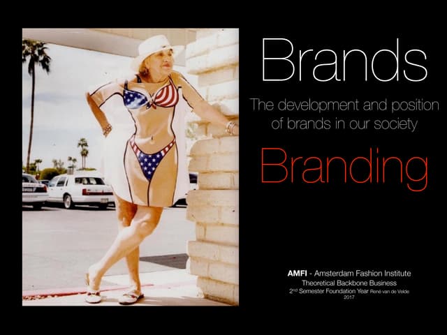 Lecture Brands & Branding foundation year at AMFI