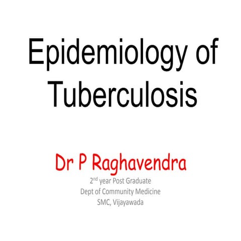 Tb burden of disease