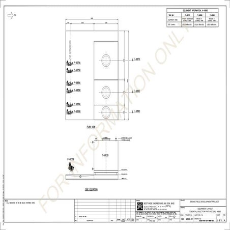 Chemical Injection Package Equipment Layout for Sirung Field ...