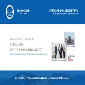 TBG Global_Overseas Expansion Events