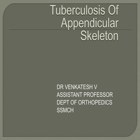 Tb hip knee shoulder dactylitis