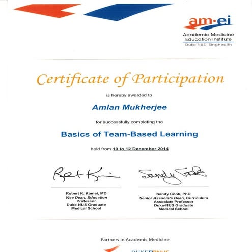 Team Based Learning