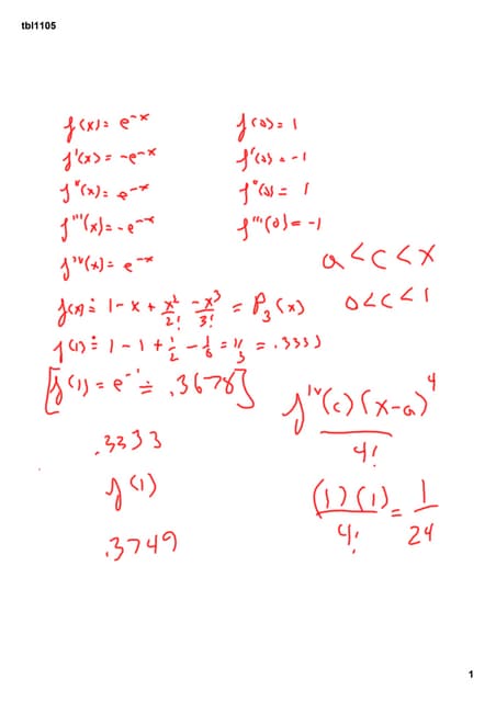 AP Calculus BC: 11-01 Intro to MacLaurin Power Series | PDF