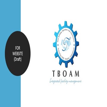 TBOAM WE 2022 presentaion on the web  dubai uae
