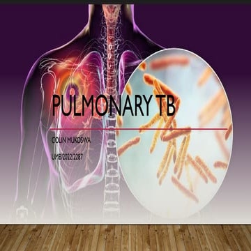 Tuberculosis | PPTX