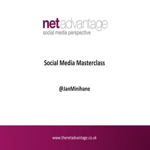 Social Media Masterclass - May 2014