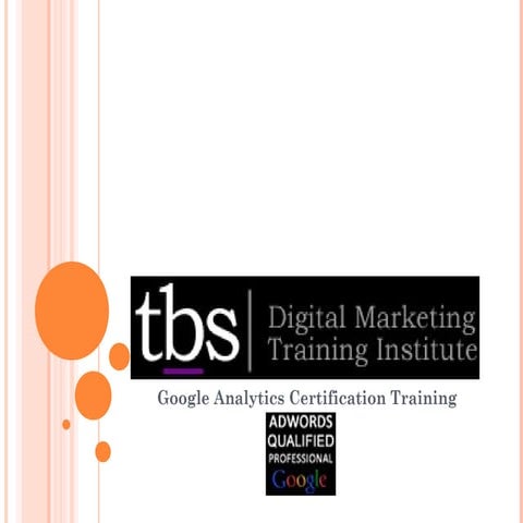 TBS - Google Analytics Training