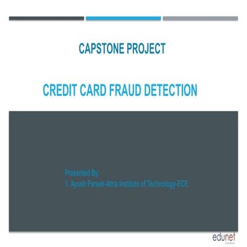 It's a capstone project carried out and the title of the project is Credit Ca...