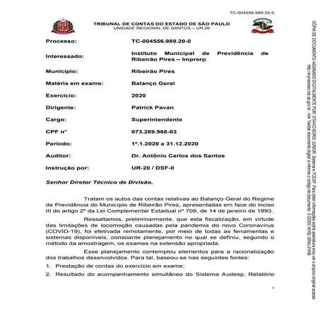 Kiko e Patrick Pavan fazem do IMPRERP um caos administrativo, aponta ...