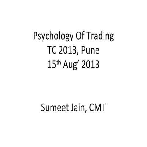 Psychology of Trading