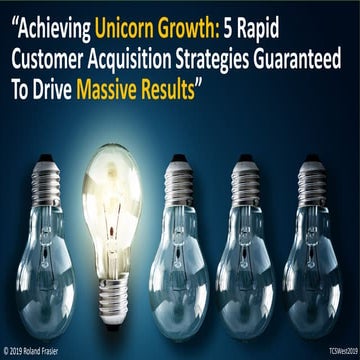 Achieving Unicorn Growth From Traffic & Conversion Summit 2019