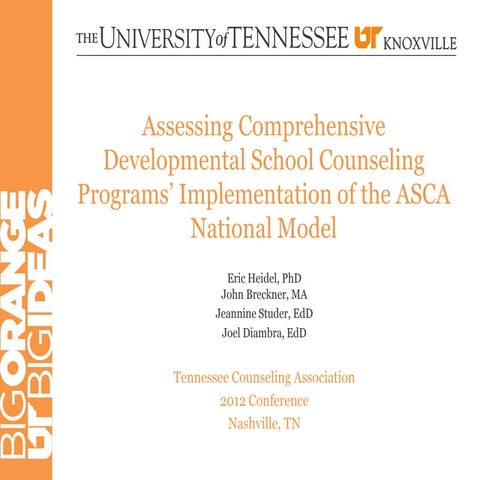 Program ID #28: Assessing Counseling Programs