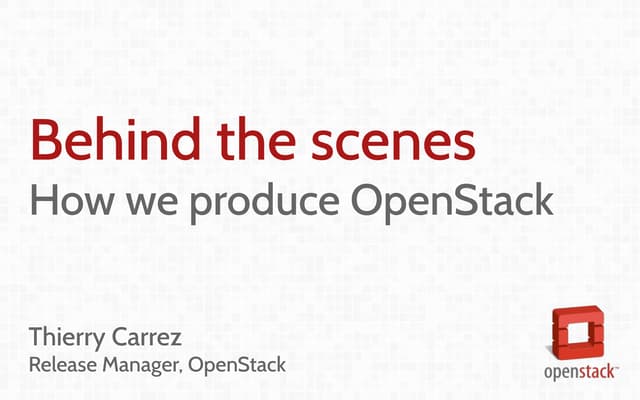 OpenStack in Action! 5 - OpenStack Fundation - Behind the scenes: How we prod...