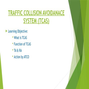 Traffic collision avaoidance system power point presentation