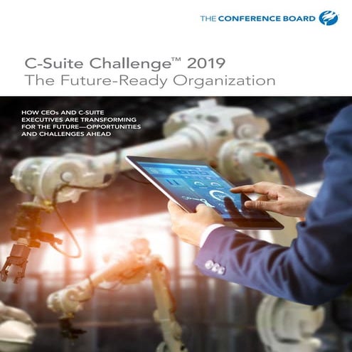 C-suite Challenge 2019 The Future Ready Organization
