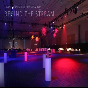 Talent Connect Live Stream Behind the Scenes