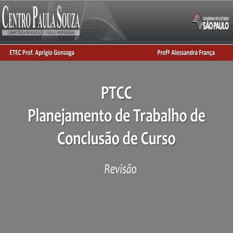 Apresentação tcc etec 2016 . | PPT