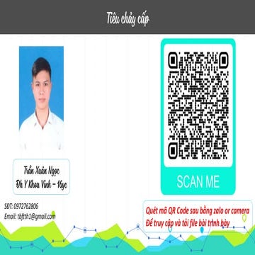 Tiếp Cận Bệnh Nhân Tiêu Chảy Cấp - TBFTTH