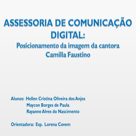 Assessoria de Comunicação Digital