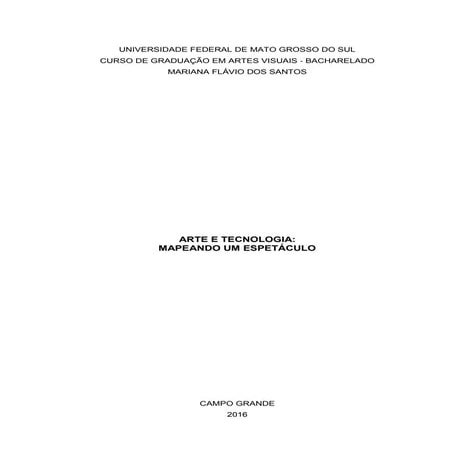 Tcc 2015 mariana flavia dos santos