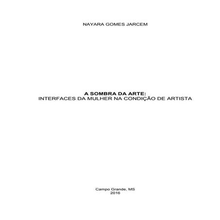 Tcc 2015 nayara gomes jarcem