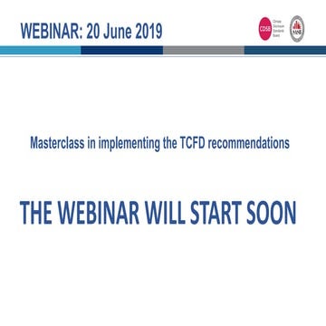 Masterclass In Implementing The Tcfd Recommendations Pptx