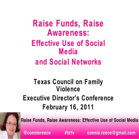 Raise Funds, Raise Awareness (Social Media)