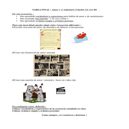 Tâche synthese amor