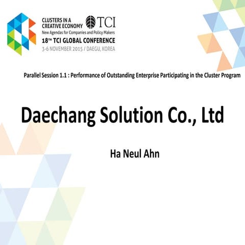TCI 2015 Daechang Solution Co. Ltd