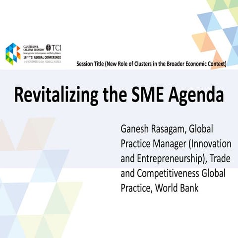 TCI 2015 Revitalizing the SME Agenda
