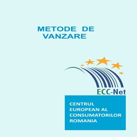 Metode de vanzare