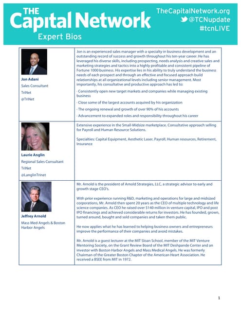 May 2014 TCN Fast Track Faculty and...