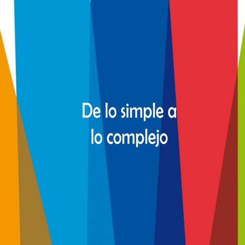 Técnica de lo simple a lo complejo | PPTX