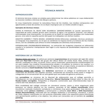 Técnica mixta