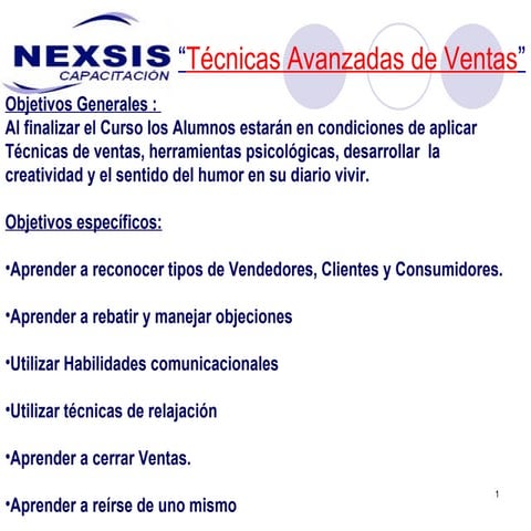 Técnicas Avanzadas De Venta