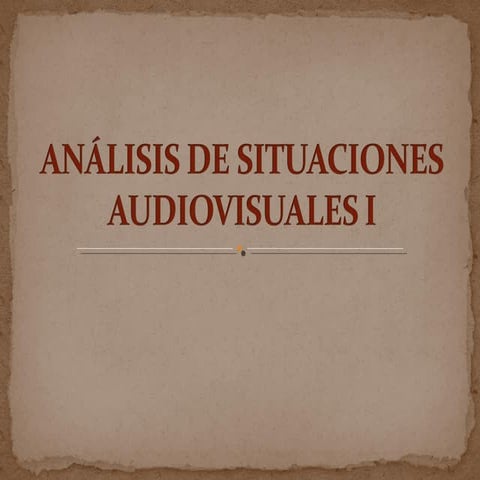 Técnicas básicas de realización audiovisual