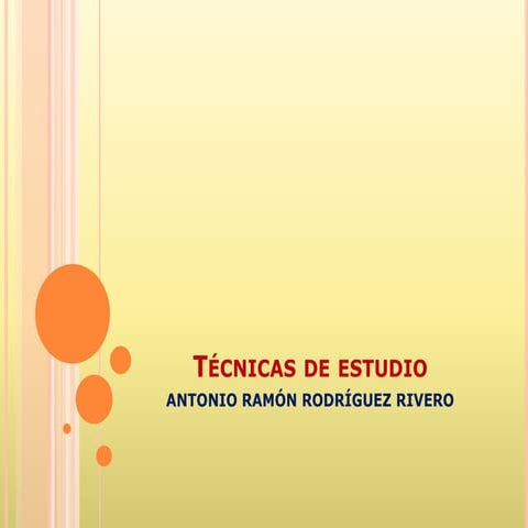 Técnicas de estudio