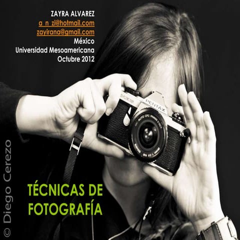 Técnicas de fotografía 