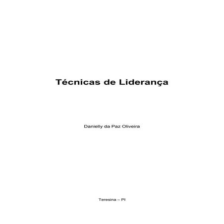 Técnicas de liderança