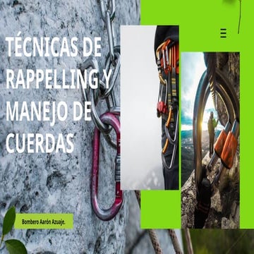 Técnica de rappel | PDF