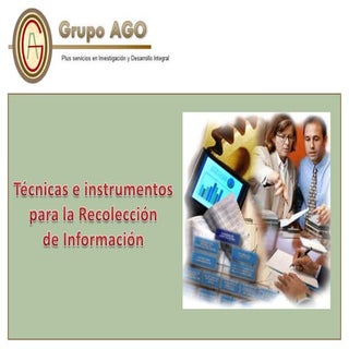 Técnicas e instrumentos de recolecc...