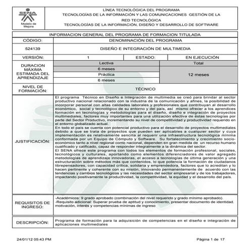 ESTRUCTURA&lt; CURRICULAR