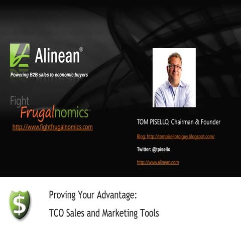 Prove Your Advantage: TCO Sales and Marketing Tools