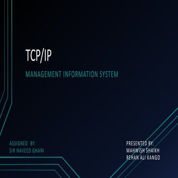 TCP/IP | PPT