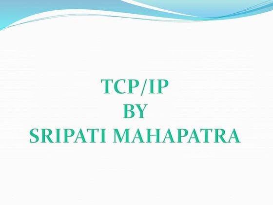 TCP/IP Network ppt | PPT image.